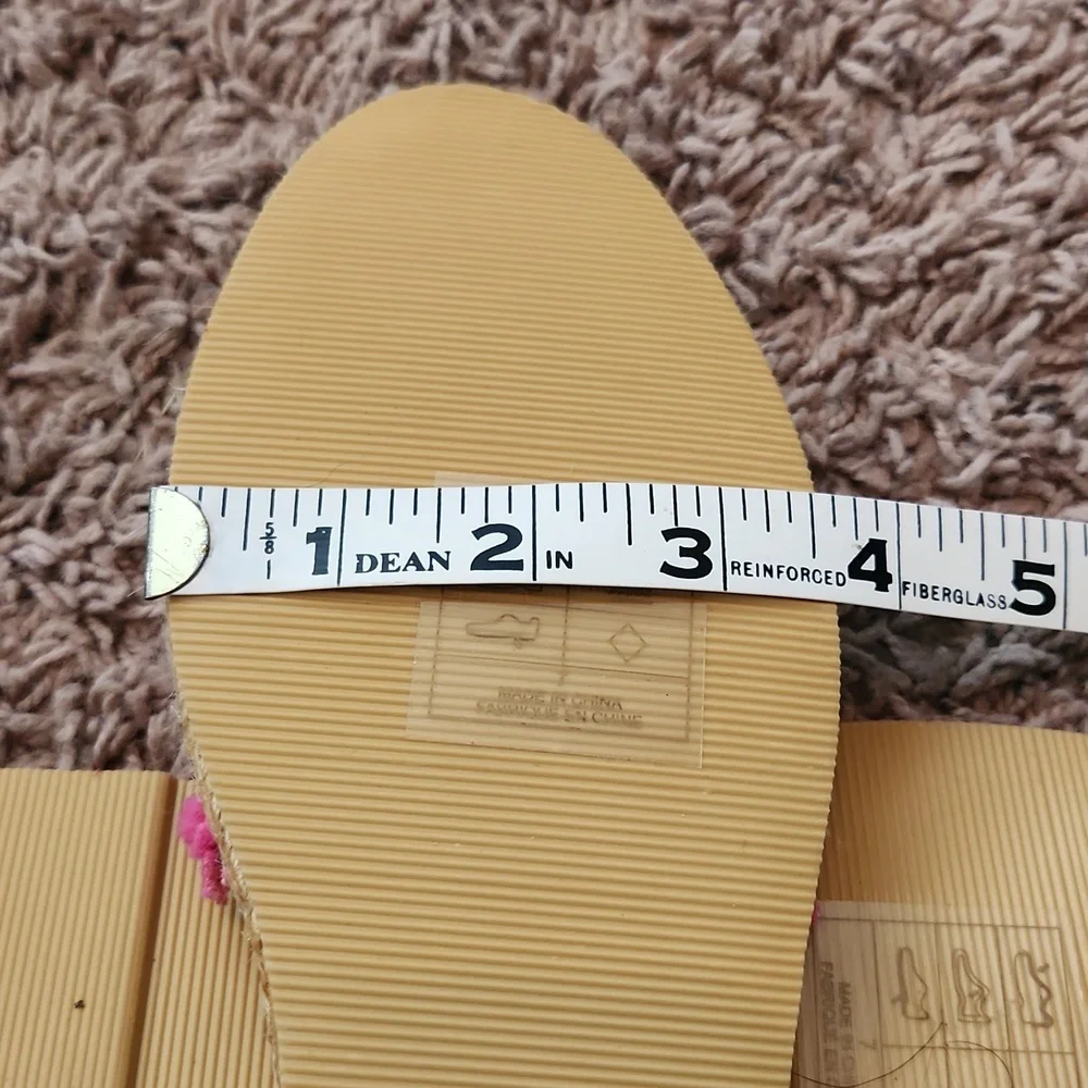 New- Charlie Paige Espadrilles - Tropical Print w/Ribbon - Size 7